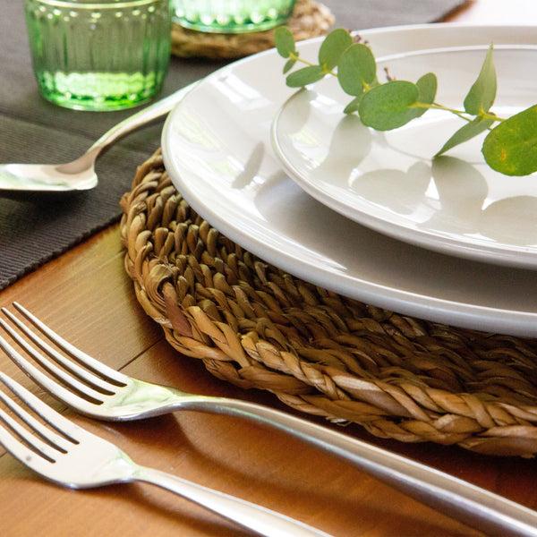 Nicola Spring 30cm Woven Seagrass Placemats - Pack Of Six