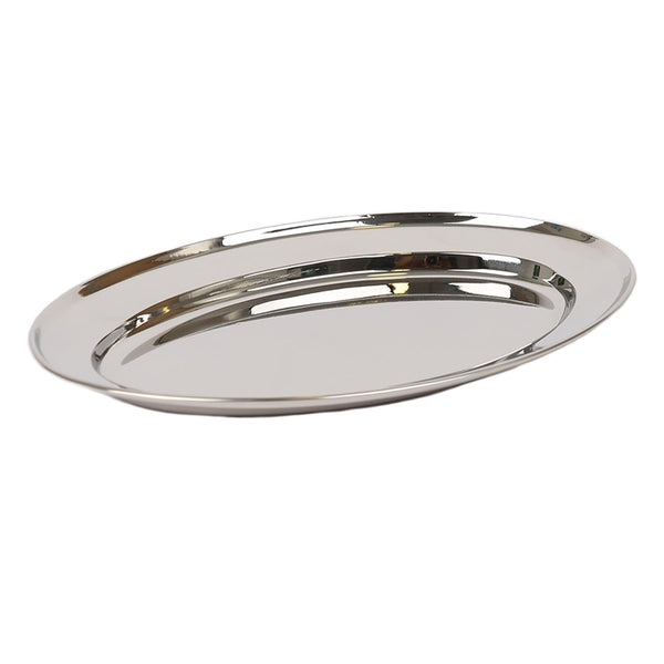 nicola spring 30cm x 20.5cm Oval Stainless Steel Serving Platter