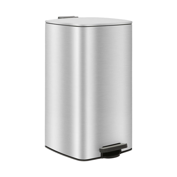 nicola spring 30L Square Stainless Steel Kitchen Pedal Bin