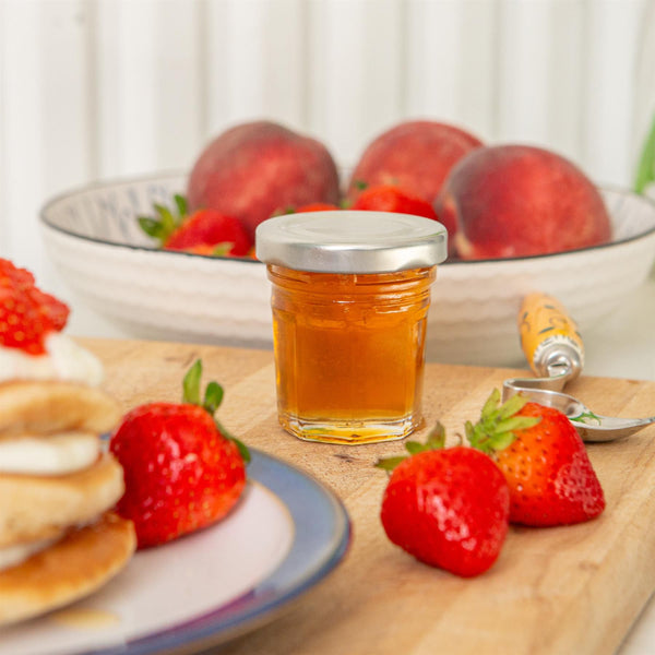 Nicola Spring 30ml Glass Jam Jars With Lids - Pack Of 6