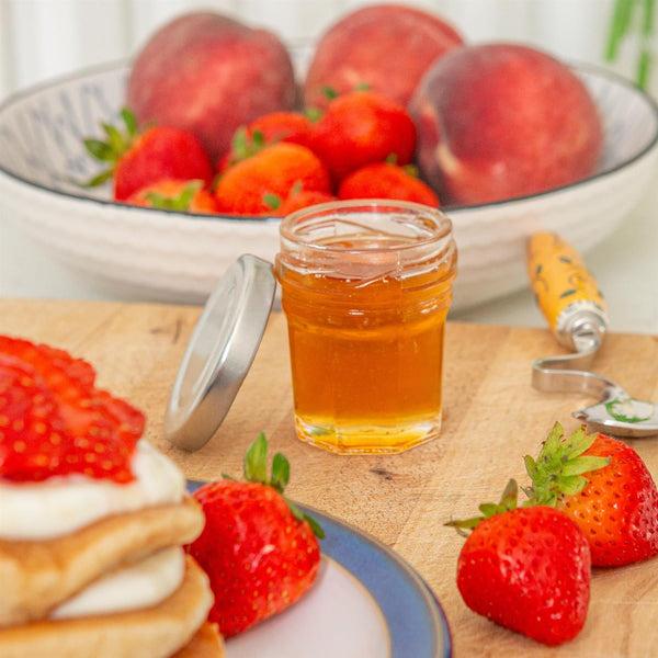 Nicola Spring 30ml Glass Jam Jars With Lids - Pack Of 6