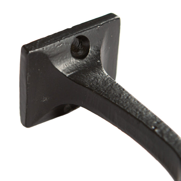 Nicola Spring 30mm X 45mm Black Square Back Curved Hook