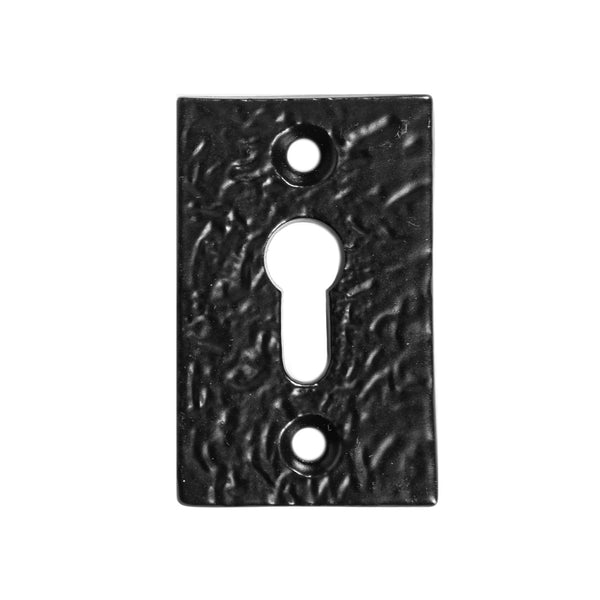 nicola spring 30mm x 50mm Black Rectangular Escutcheon Plate