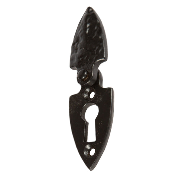 nicola spring 30mm x 55mm Black Arrowhead Escutcheon Plate with Cover