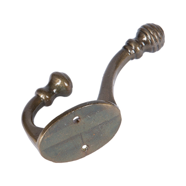 Nicola Spring 30mm X 95mm Brass Ball End Hat & Coat Hook