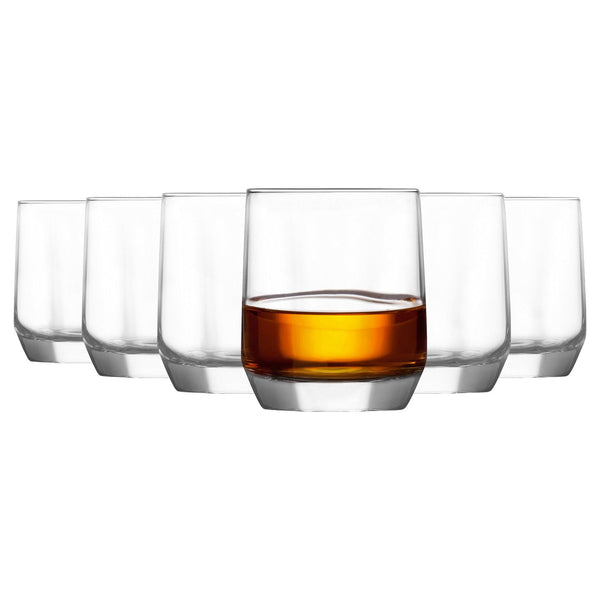 nicola spring 310ml Diamond Whisky Glasses - Pack of Six