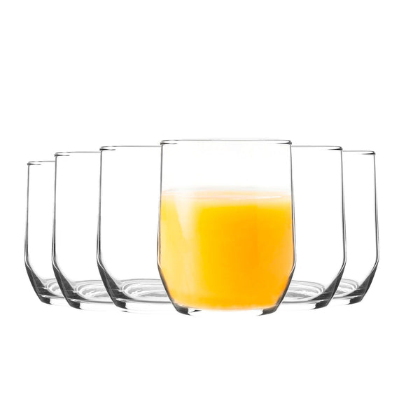 nicola spring 315ml Sude Tumbler Glasses - Pack of Six
