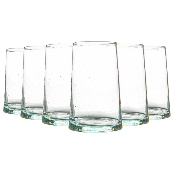 Nicola Spring 320ml Merzouga Recycled Highball Glasses - Pack Of Six