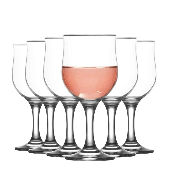 nicola spring 320ml Nevakar Wine Glasses - Pack of Six
