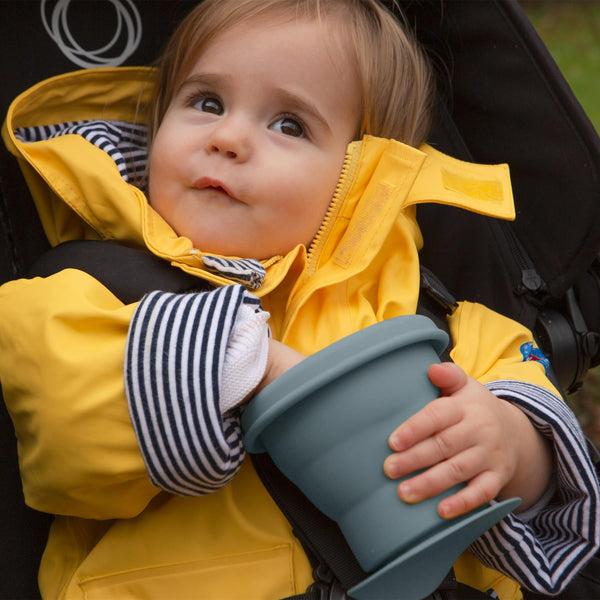 Nicola Spring 330ml Silicone Baby Suction Snack Pot