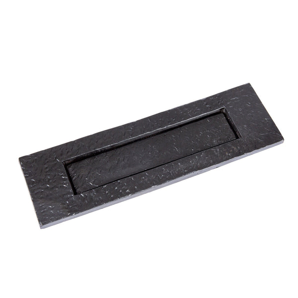 nicola spring 340mm x 100mm Black Rustic Letter Plate