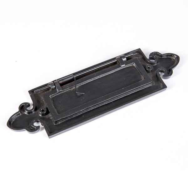 Nicola Spring 345mm X 105mm Black Fleur De Lis Letter Plate