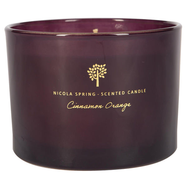 nicola spring 350g Double Wick Cinnamon Orange Soy Wax Scented Candle