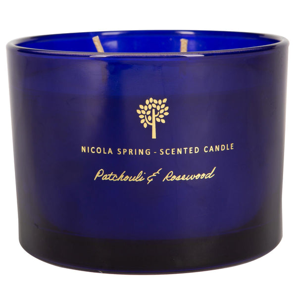 nicola spring 350g Double Wick Patchouli & Rosewood Soy Wax Scented Candle