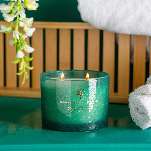 Nicola Spring 350g Double Wick Sage & Seasalt Soy Wax Scented Candle
