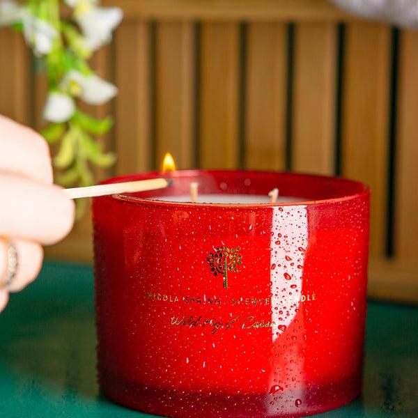 Nicola Spring 350g Double Wick Wild Fig & Cassis Soy Wax Scented Candle