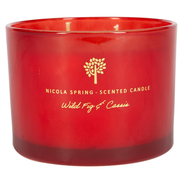 nicola spring 350g Double Wick Wild Fig & Cassis Soy Wax Scented Candle