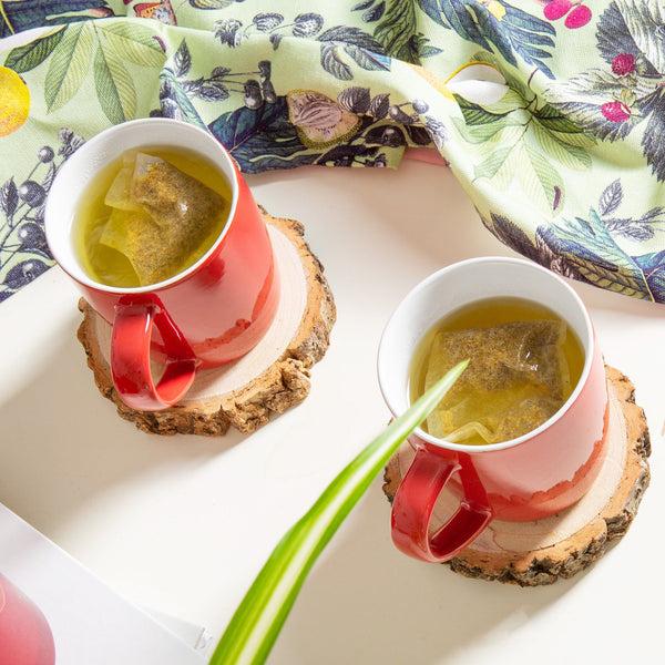 Nicola Spring 350ml Coloured Coffee Mugs - Pack Of Six