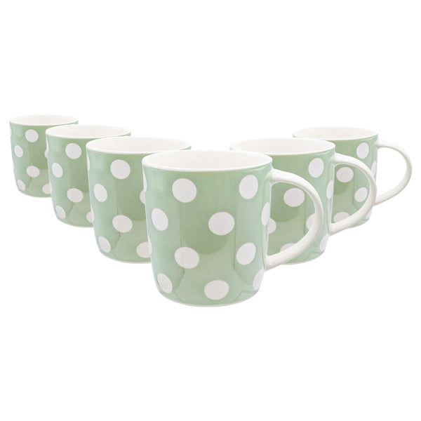 Nicola Spring 350ml Simply Home Stoneware Mugs - Pack Of 6