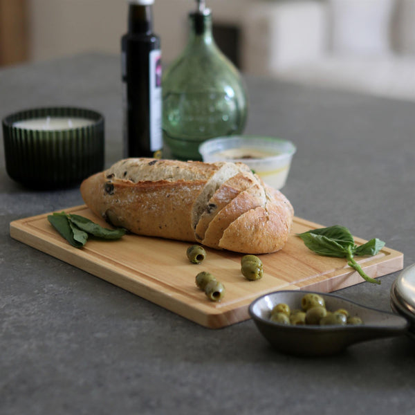 Nicola Spring 35cm X 25cm Rectangular Wooden Chopping Board