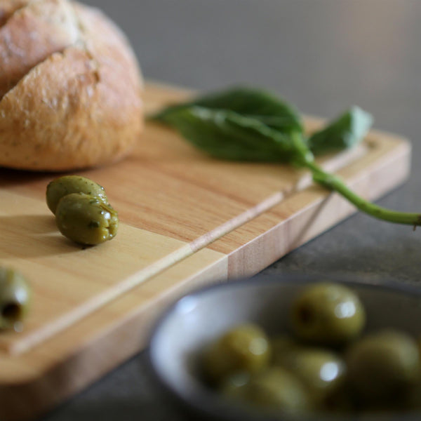 Nicola Spring 35cm X 25cm Rectangular Wooden Chopping Board