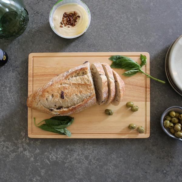 Nicola Spring 35cm X 25cm Rectangular Wooden Chopping Board