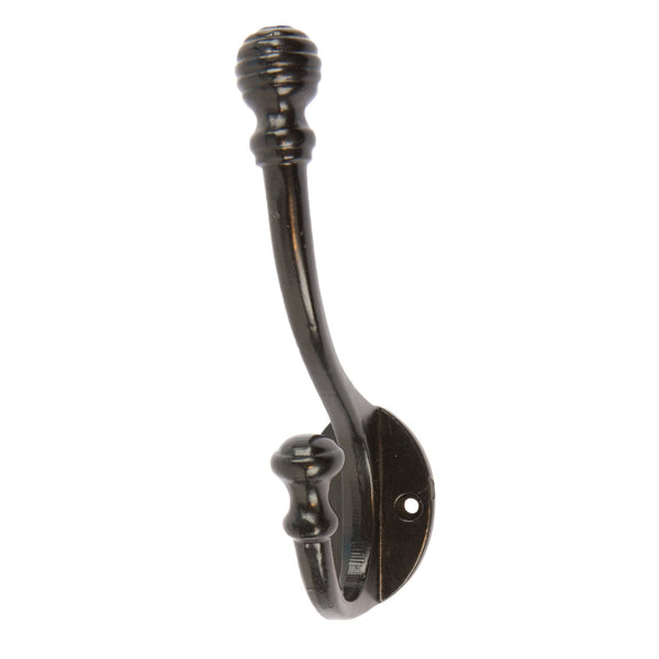 nicola spring 35mm x 135mm Black Ball End Hat & Coat Hook