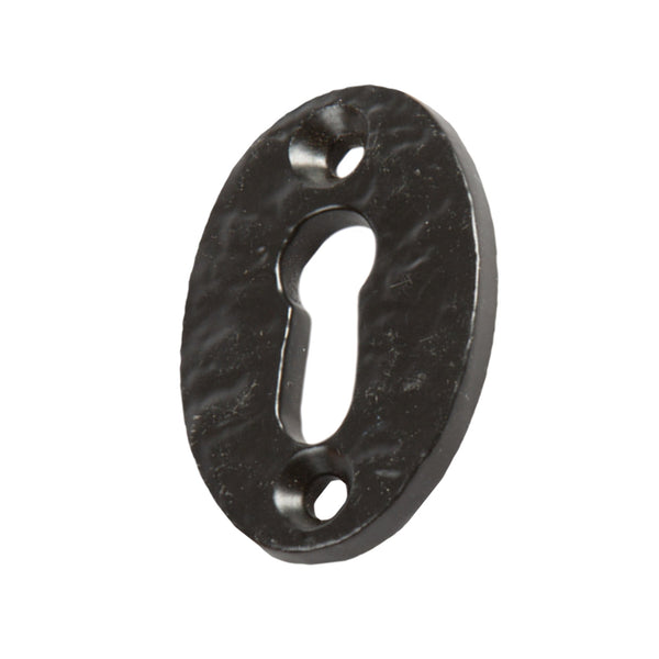 nicola spring 35mm x 50mm Black Rustic Escutcheon Plate