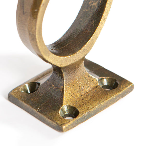 Nicola Spring 35mm X 80mm Brass Square Back Hat & Coat Hook