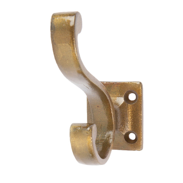 nicola spring 35mm x 80mm Brass Square Back Hat & Coat Hook