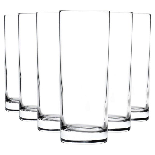 nicola spring 360ml Clear Classic Highball Glasses - Pack of Six