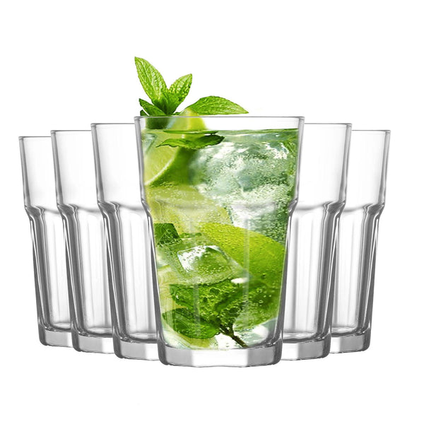 nicola spring 365ml Aras Highball Glasses - Pack of Six