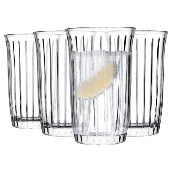 nicola spring 365ml Joy Highball Glasses - Pack of Four