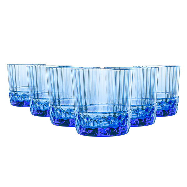 Nicola Spring 370ml America '20s Tumbler Glasses - Pack Of Six