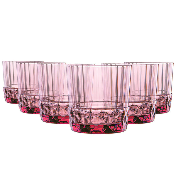 nicola spring 370ml America '20s Tumbler Glasses - Pack of Six