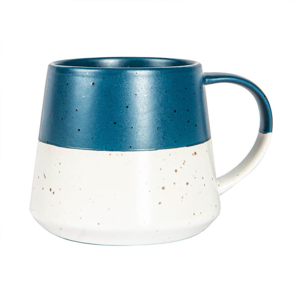 nicola spring 370ml Colour Block Flecked Stoneware Belly Mug