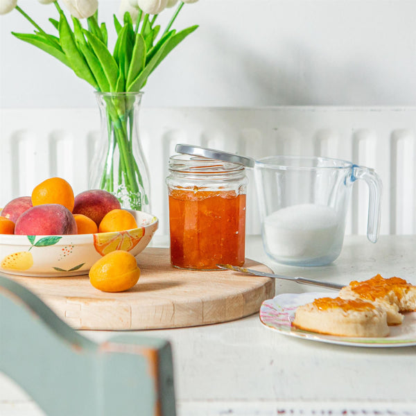 Nicola Spring 380ml Glass Jam Jars With Lids - Pack Of 6