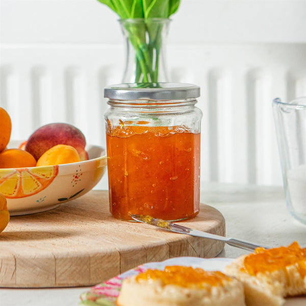 Nicola Spring 380ml Glass Jam Jars With Lids - Pack Of 6