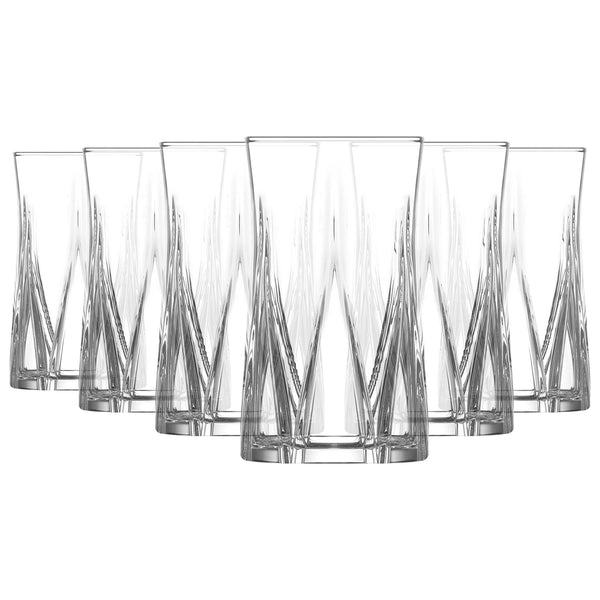 nicola spring 380ml Zoey Highball Glasses - Pack of 6