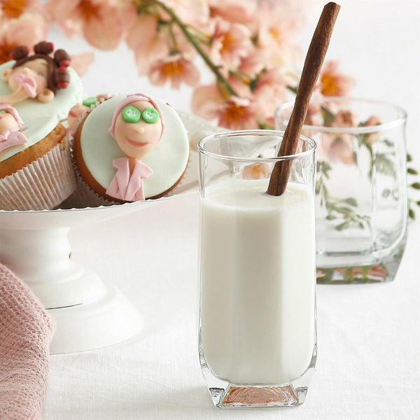 Nicola Spring 385ml Diamond Highball Glasses - Pack Of Six