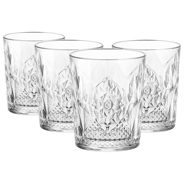 nicola spring 390ml Bartender Stone Whisky Glasses - Pack of Four