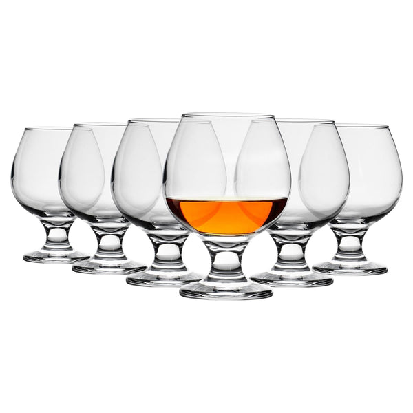 nicola spring 390ml Misket Brandy Snifter Glasses - Pack of Six