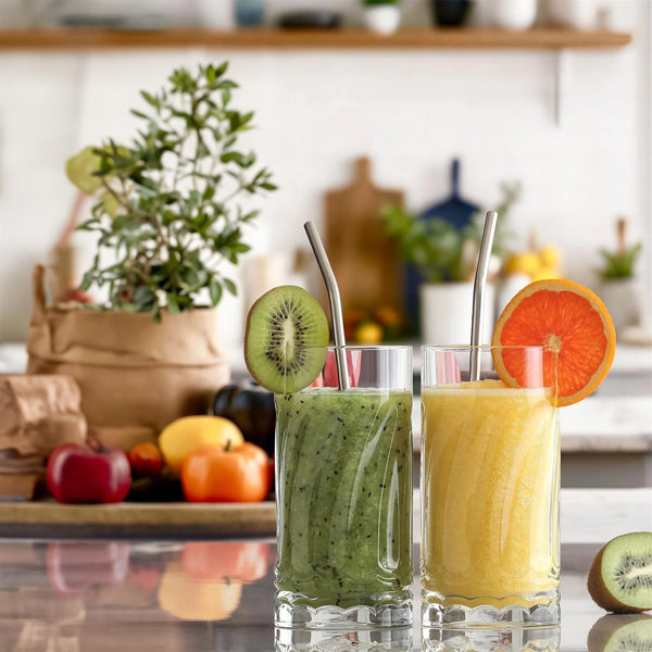 Nicola Spring 390ml Wave Highball Glasses - Pack Of 6