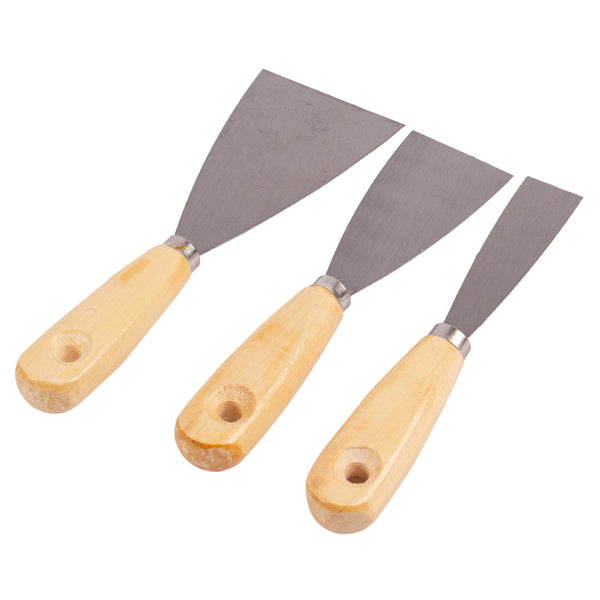 nicola spring 3pc Brown Carbon Steel Scraper Set - 3 Sizes