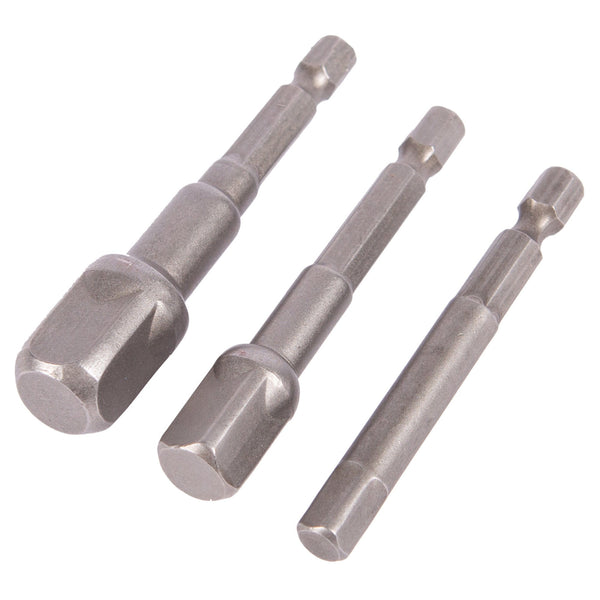 nicola spring 3pc Chrome Vanadium Impact Drill Socket Adapter Set