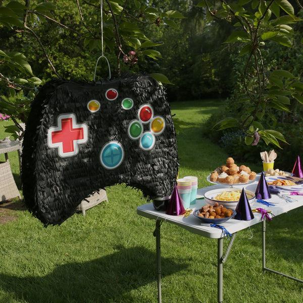 Nicola Spring 3pc Game Controller Large Pinata Set With Stick & Blindfold