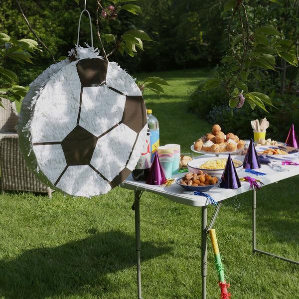 Nicola Spring 3pc Large Football Pinata Set With Stick & Blindfold