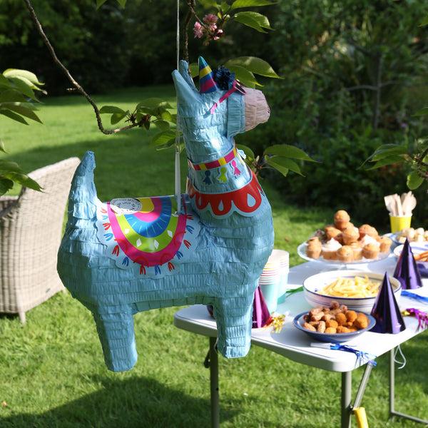Nicola Spring 3pc Large Llama Pinata Set With Stick & Blindfold