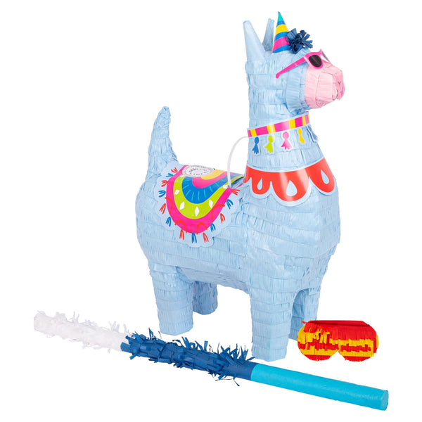 nicola spring 3pc Large Llama Pinata Set with Stick & Blindfold