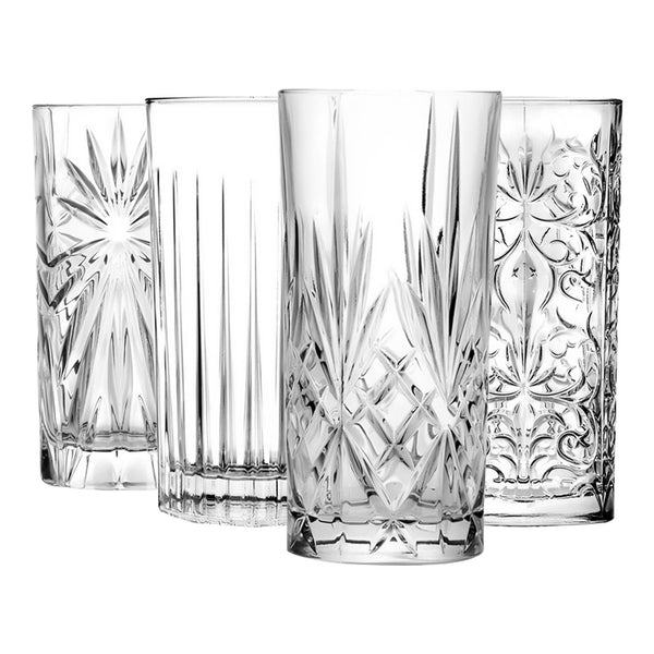nicola spring 4 Piece 370ml Mixology Highball Glass Set